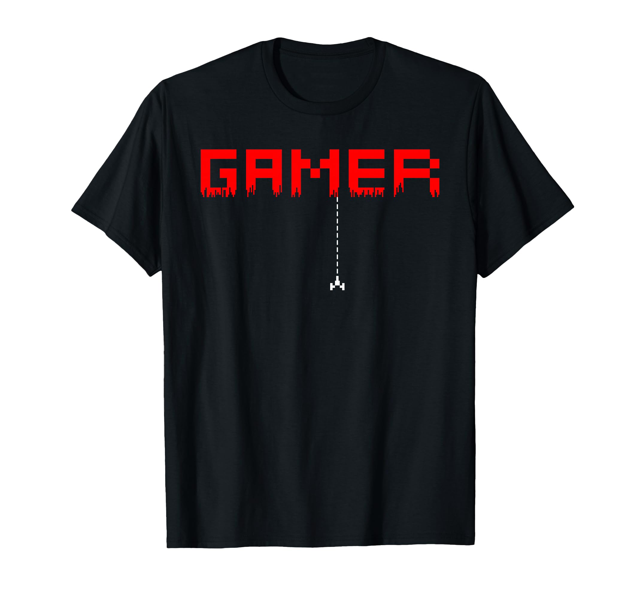 Gamer Pixel Old School Arcade T-Shirt - Fun Novelty Design Men Women - T-Shirt, Sweatshirt, Hoodie