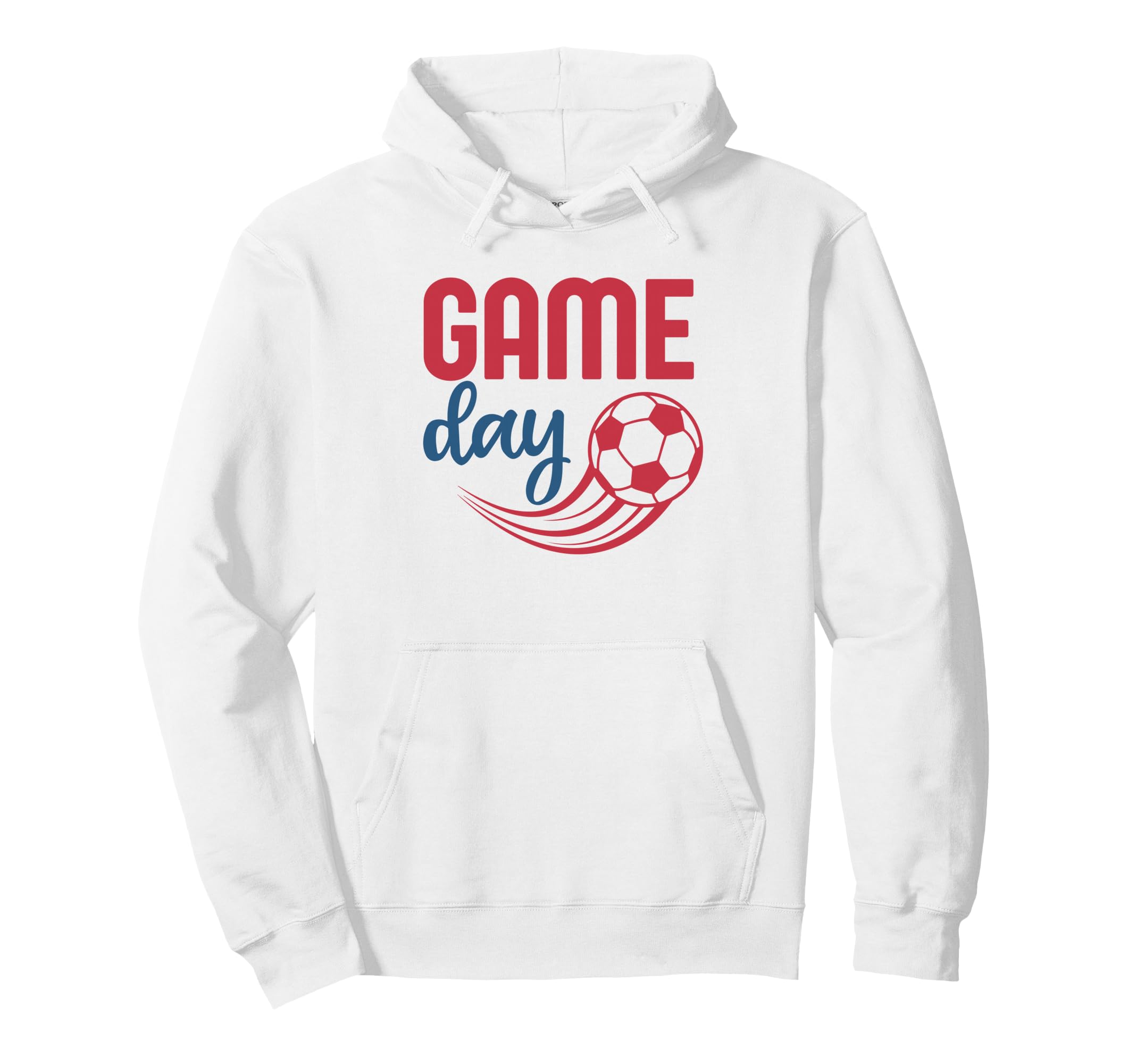 Game Day Soccer Fan Soccer Game Hoodie - Graphic Print for Adults - T-Shirt, Sweatshirt, Hoodie