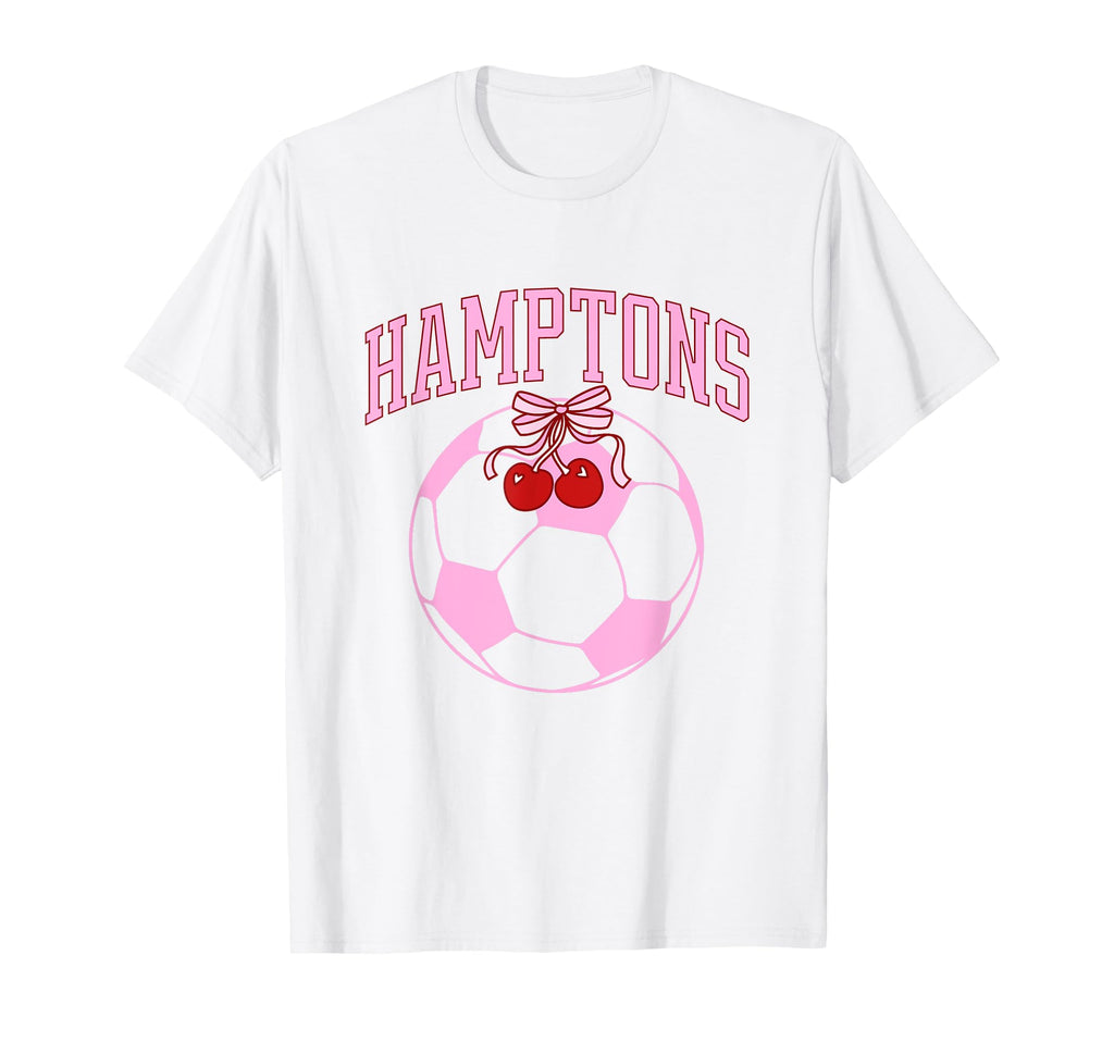 Coquette Hamptons Soccer Preppy Soft T-Shirt - Streetwear Style Unisex - T-Shirt, Sweatshirt, Hoodie