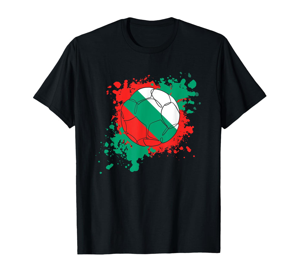 Soccer Ball Flag Bulgaria T-Shirt - Graphic Print Unisex - T-Shirt, Sweatshirt, Hoodie