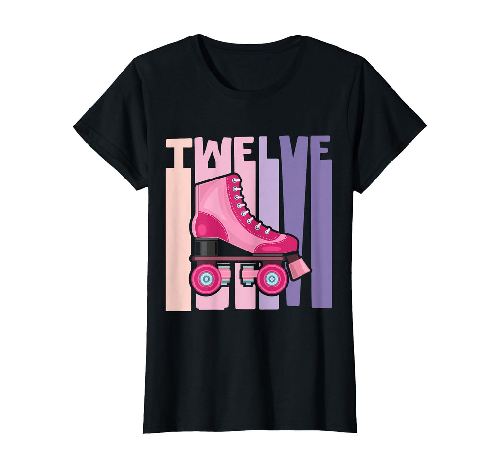 12Th Birthday Roller Skate Roller 12 T-Shirt - Graphic Print for Adults - T-Shirt, Sweatshirt, Hoodie