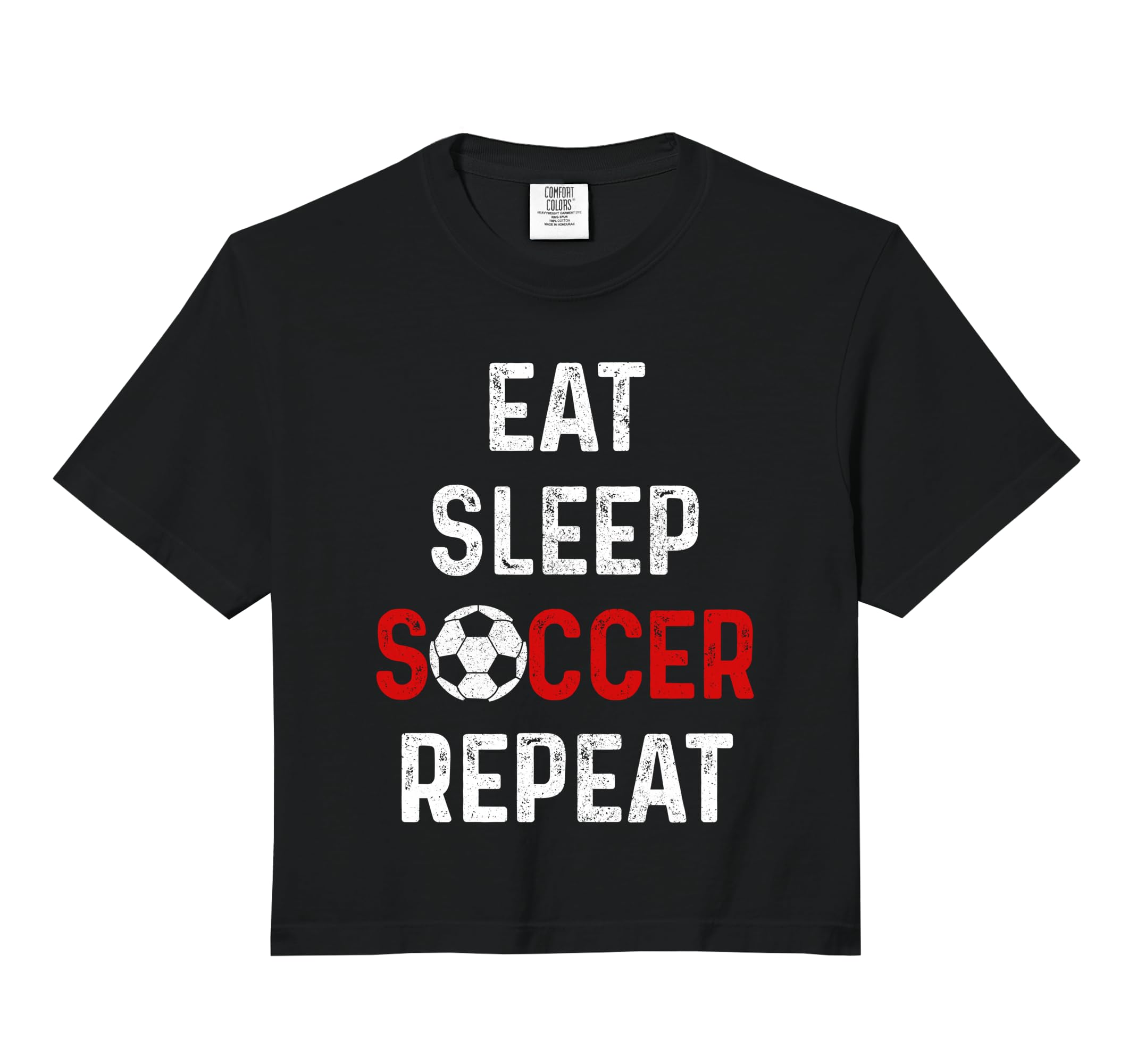 Eat Sleep Soccer Repeat Soccer Player T-Shirt - Custom Art Print Men Women - T-Shirt, Sweatshirt, Hoodie