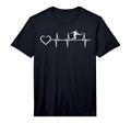 Soccer Heartbeat Heart Soccer Player T-Shirt - Graphic Print Unisex - T-Shirt, Sweatshirt, Hoodie