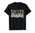 Soccer Mama Leopard Cheetah Trendy T-Shirt - Fun Novelty Design for Adults - T-Shirt, Sweatshirt, Hoodie