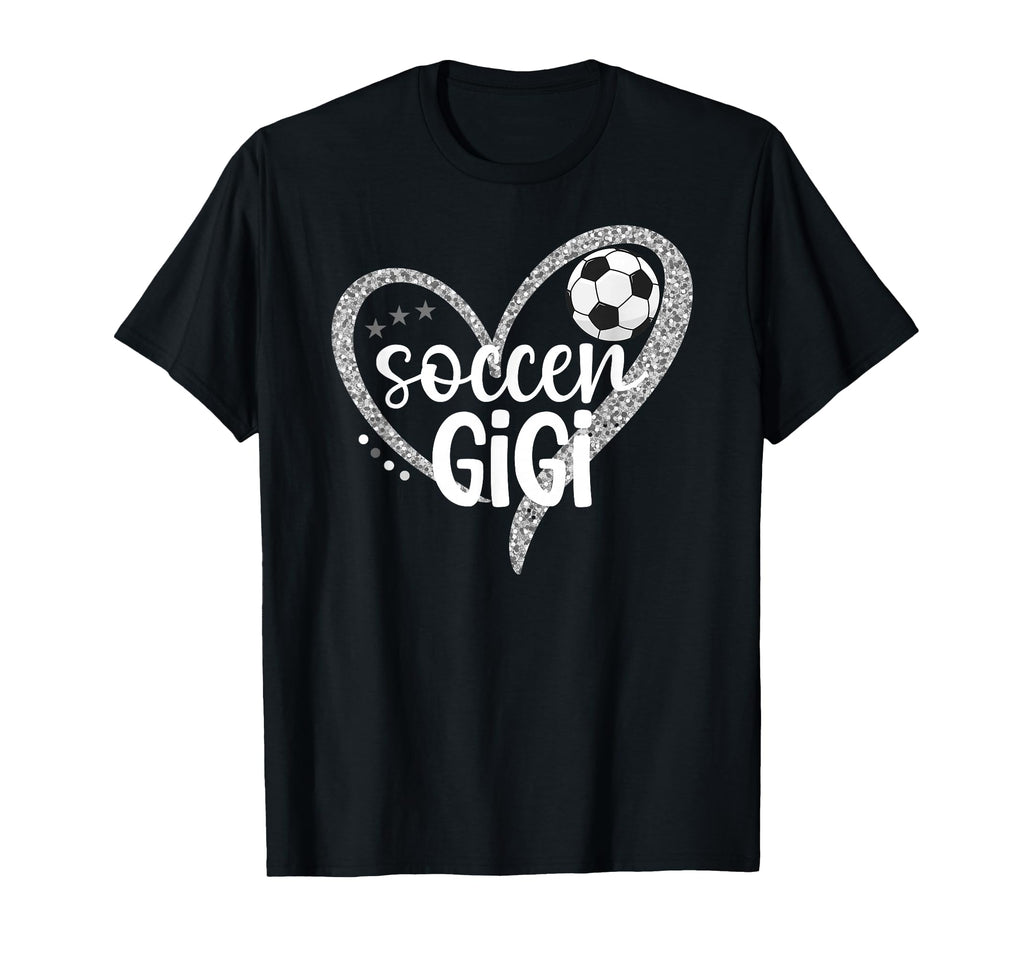 Soccer Gigi Heart Grandma Gigi Soccer T-Shirt - Unique Graphic for Adults - T-Shirt, Sweatshirt, Hoodie