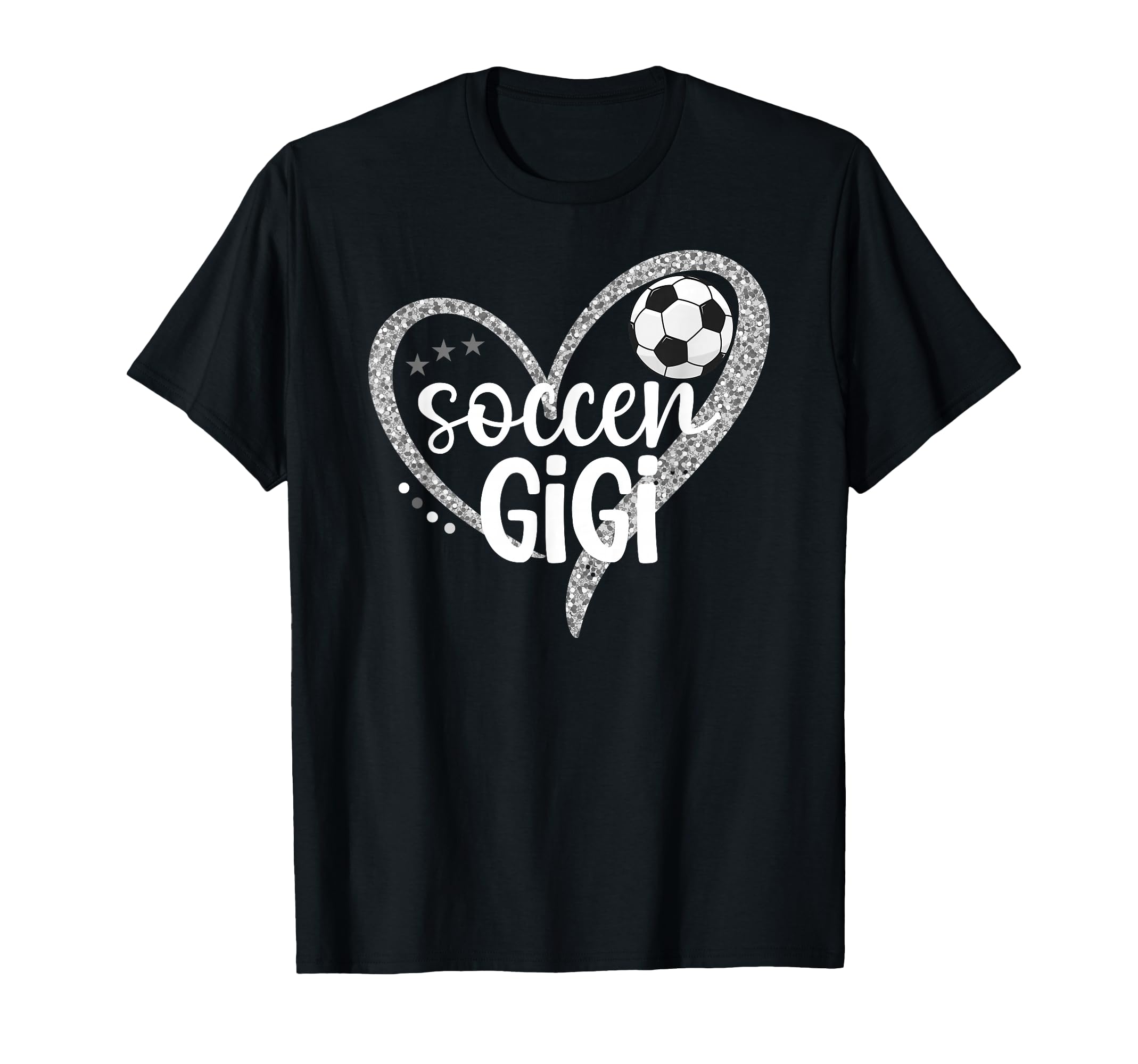 Soccer Gigi Heart Grandma Gigi Soccer T-Shirt - Unique Graphic for Adults - T-Shirt, Sweatshirt, Hoodie