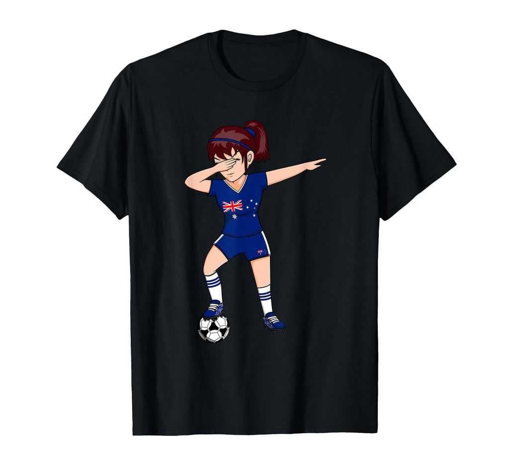 Dabbing Soccer Australia Jersey T-Shirt - Unique Graphic for Adults - T-Shirt, Sweatshirt, Hoodie