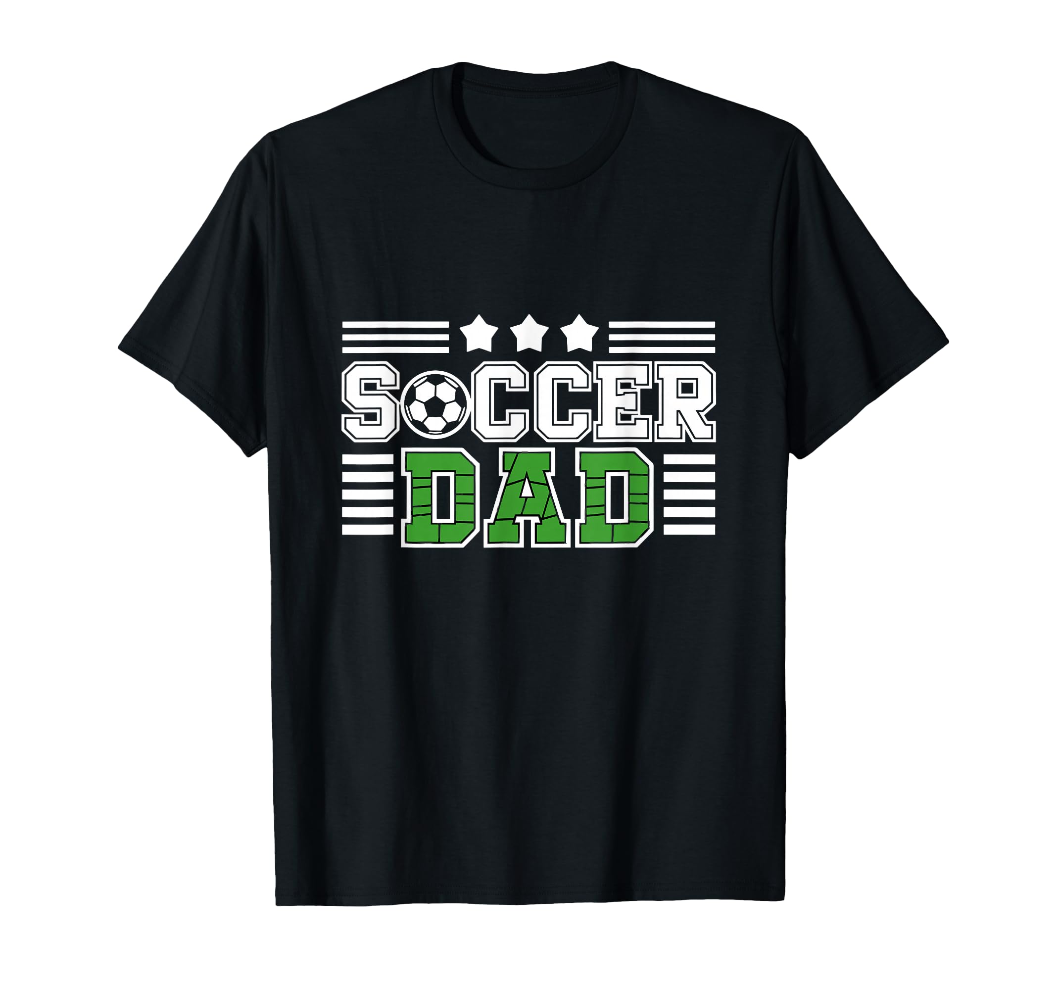 Proud Soccer Dad Stars T-Shirt - Streetwear Style Men Women - T-Shirt, Sweatshirt, Hoodie