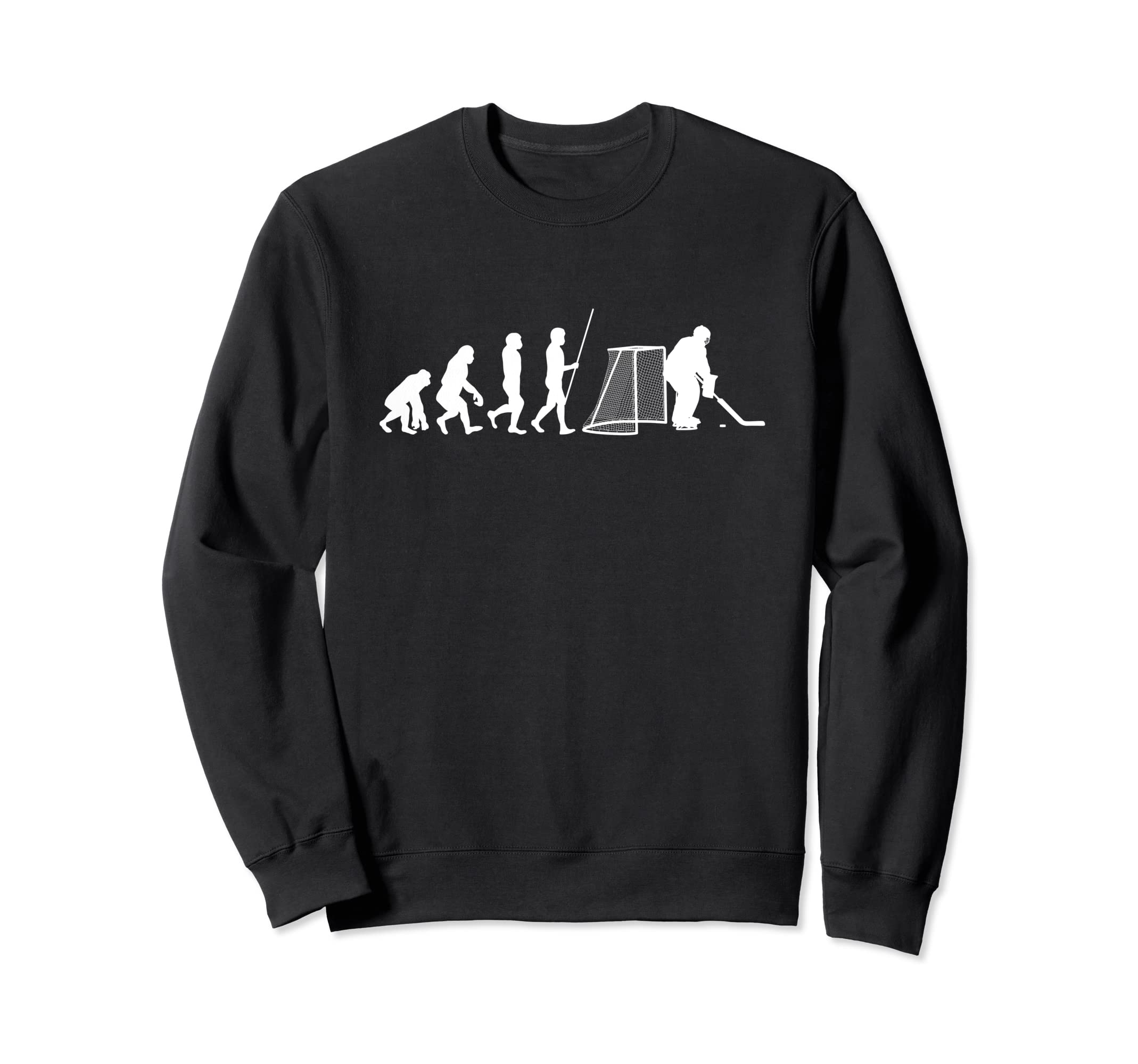 Ice Hockey Goalkeeper Goaltender Sweatshirt - Minimalist Print for Adults - T-Shirt, Sweatshirt, Hoodie