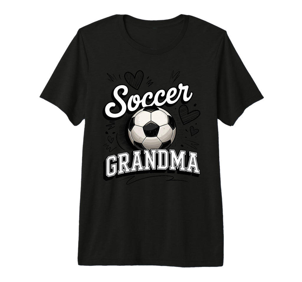 Soccer Grandma Heart Soccer Ball Lover T-Shirt - Trendy Graphic Men Women - T-Shirt, Sweatshirt, Hoodie