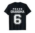 Number 6 Custom Proud Soccer Futbol T-Shirt - Aesthetic Graphic Unisex - T-Shirt, Sweatshirt, Hoodie