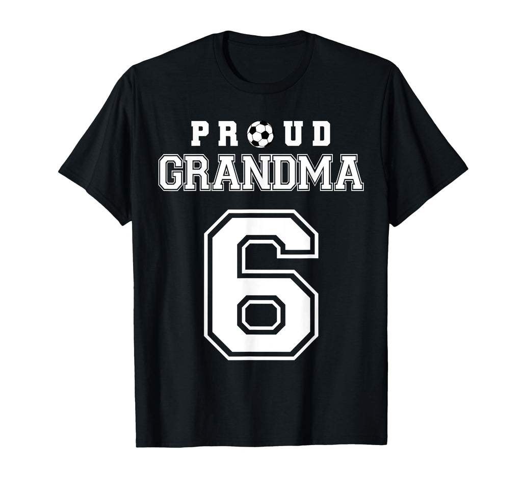 Number 6 Custom Proud Soccer Futbol T-Shirt - Minimalist Print Unisex - T-Shirt, Sweatshirt, Hoodie