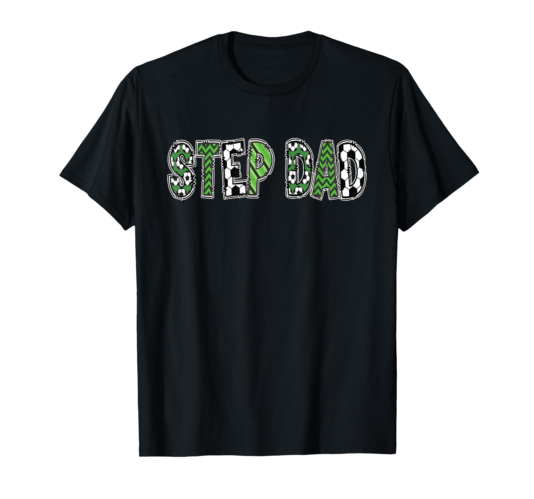 Soccer Daddy Step Dad Birthday Party T-Shirt - Custom Art Print Unisex - T-Shirt, Sweatshirt, Hoodie