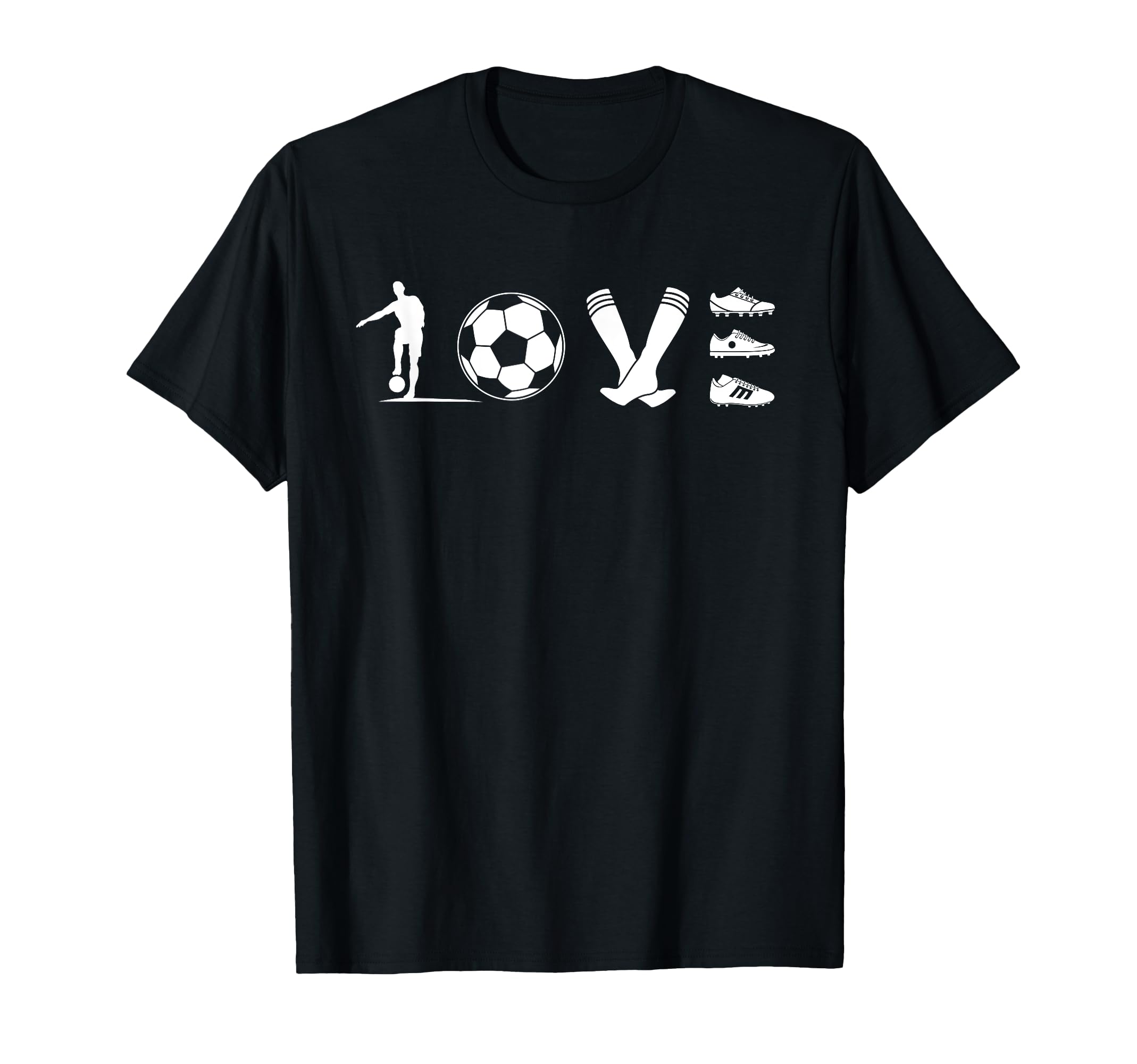 Soccer Love Gift Football Player T-Shirt - Fun Novelty Design Men Women - T-Shirt, Sweatshirt, Hoodie