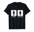 Rugby Rugby Is Soccer Is Ladies T-Shirt - Streetwear Style for Adults - T-Shirt, Sweatshirt, Hoodie