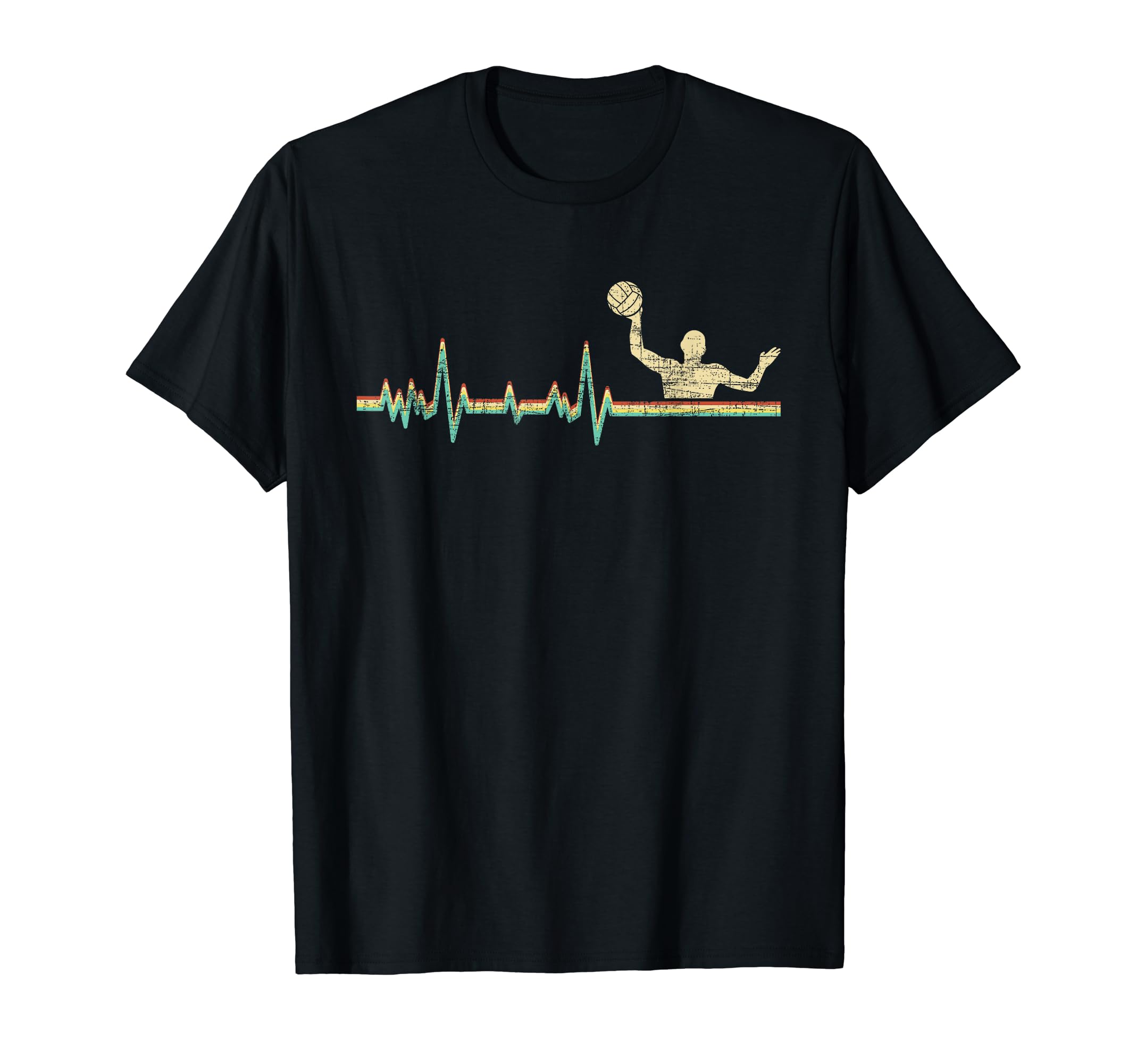 Water Polo Pulse Heartbeat Goalie T-Shirt - Aesthetic Graphic Unisex - T-Shirt, Sweatshirt, Hoodie