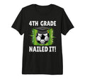 4Th Grade Nailed It Soccer Player T-Shirt - Trendy Graphic Unisex - T-Shirt, Sweatshirt, Hoodie