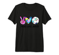 Peace Love Soccer Tie Dye Soccer T-Shirt - Aesthetic Graphic Men Women - T-Shirt, Sweatshirt, Hoodie