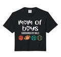 Mom Surrounded Balls Distressed Comfort T-Shirt - Unique Graphic Unisex - T-Shirt, Sweatshirt, Hoodie