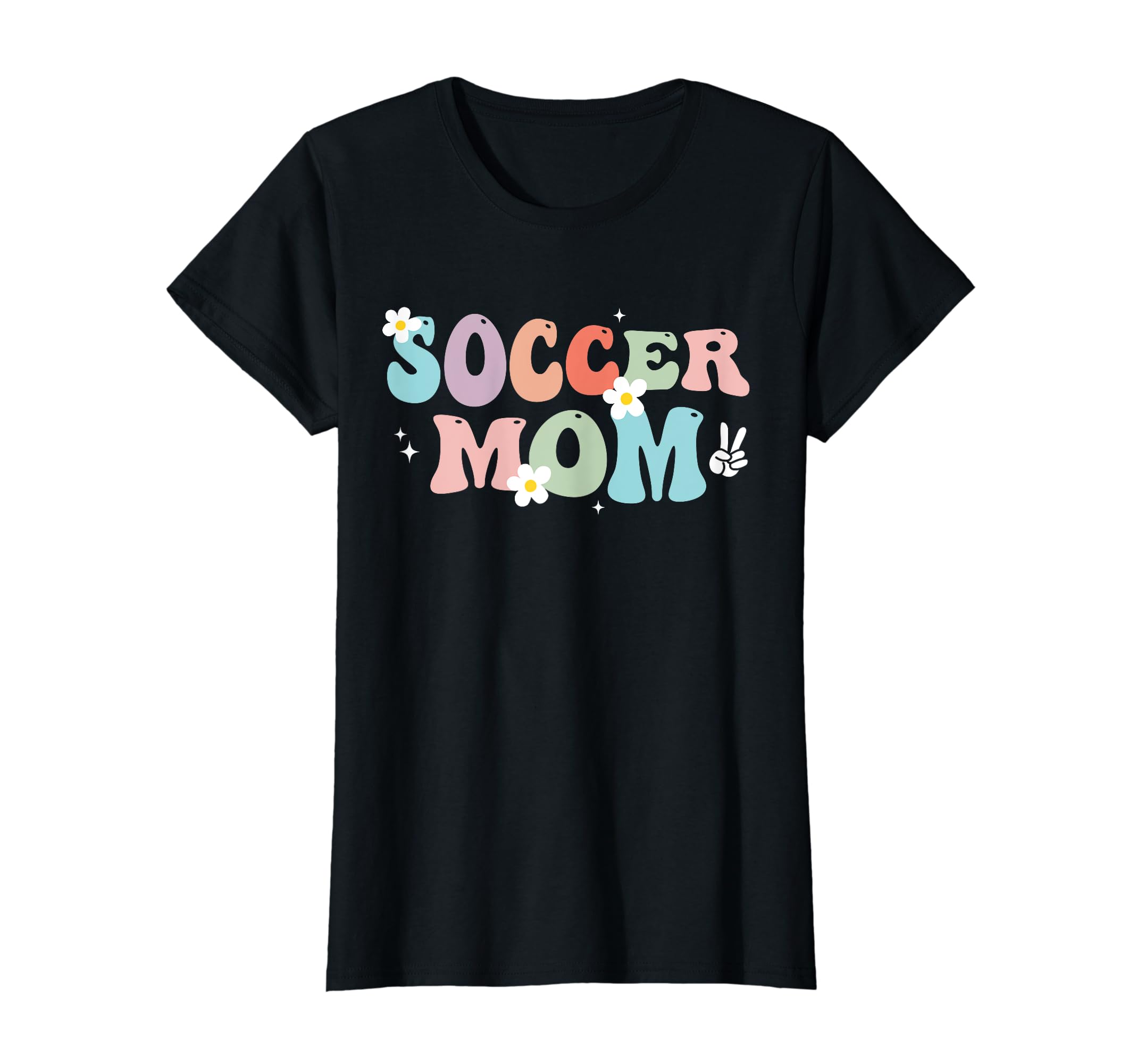 Groovy Soccer Mom Soccer Mama Mom T-Shirt - Aesthetic Graphic Men Women - T-Shirt, Sweatshirt, Hoodie