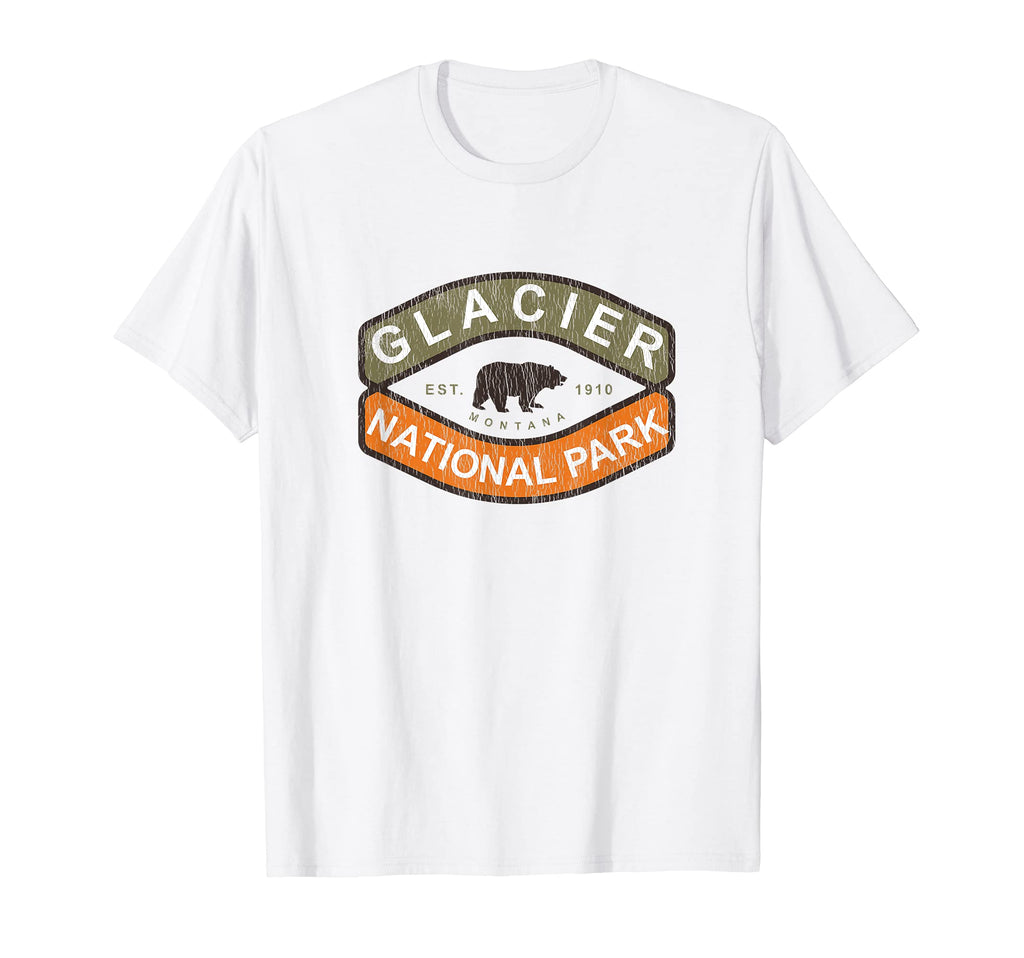 Glacier National Park Montana T-Shirt - Unique Graphic Men Women - T-Shirt, Sweatshirt, Hoodie