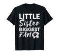 Little Sister Biggest Fan Sibling T-Shirt - Minimalist Print for Adults - T-Shirt, Sweatshirt, Hoodie