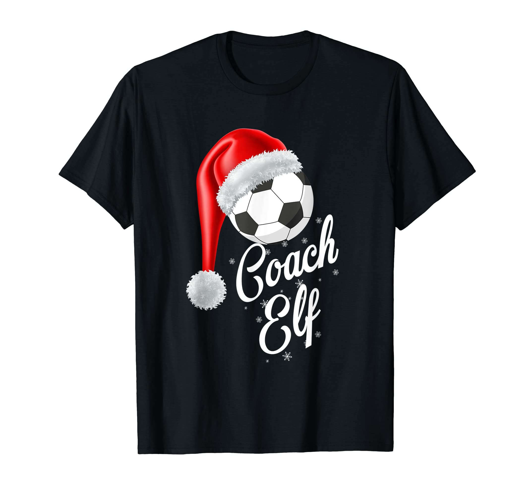 Soccer Elf Soccer Coaches T-Shirt - Graphic Print for Adults - T-Shirt, Sweatshirt, Hoodie