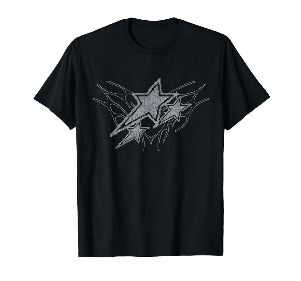 Y2K Stars 2000S Tattoo Grunge T-Shirt - Casual Everyday Wear for Adults - T-Shirt, Sweatshirt, Hoodie