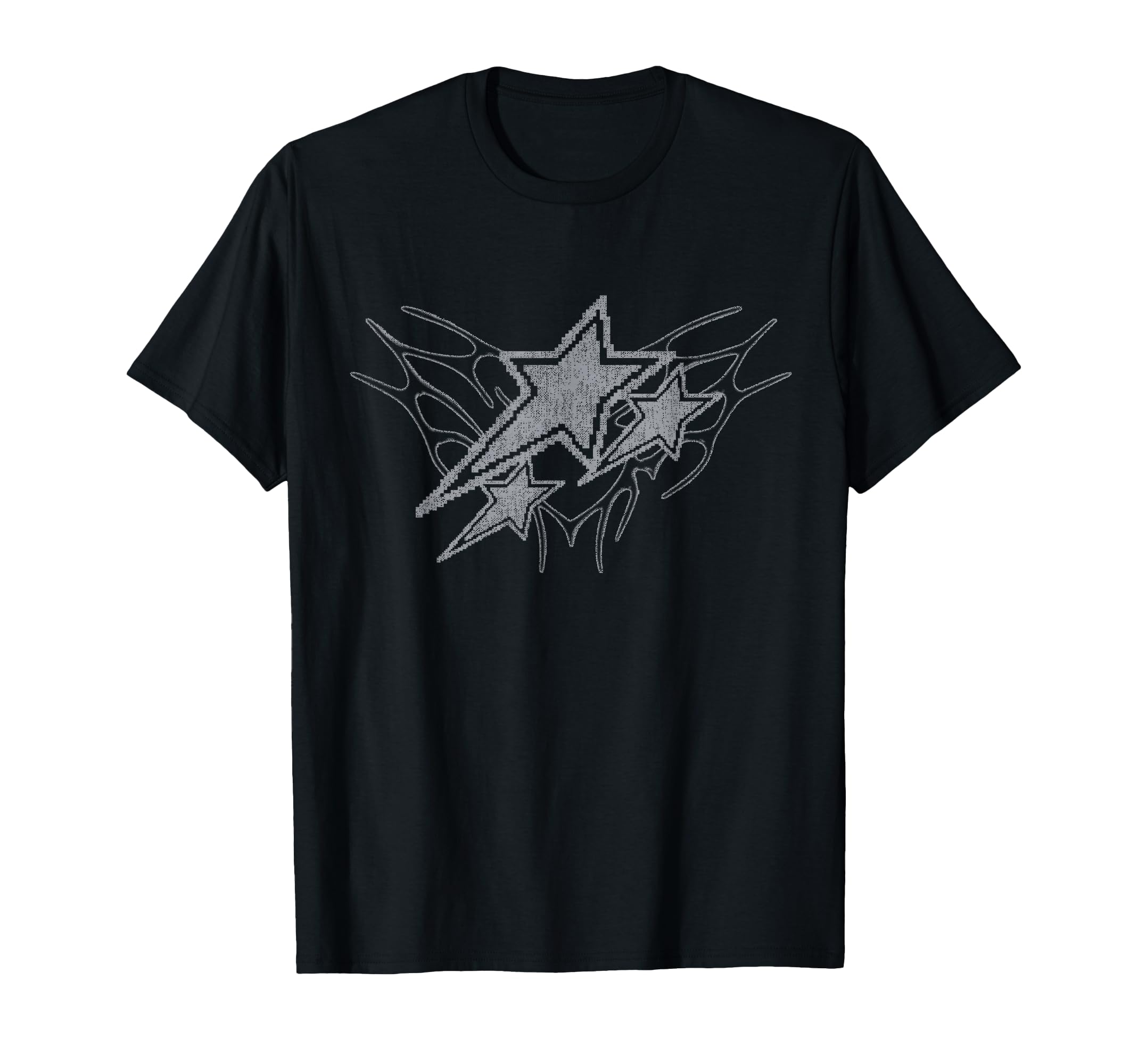 Y2K Stars 2000S Tattoo Grunge T-Shirt - Casual Everyday Wear for Adults - T-Shirt, Sweatshirt, Hoodie