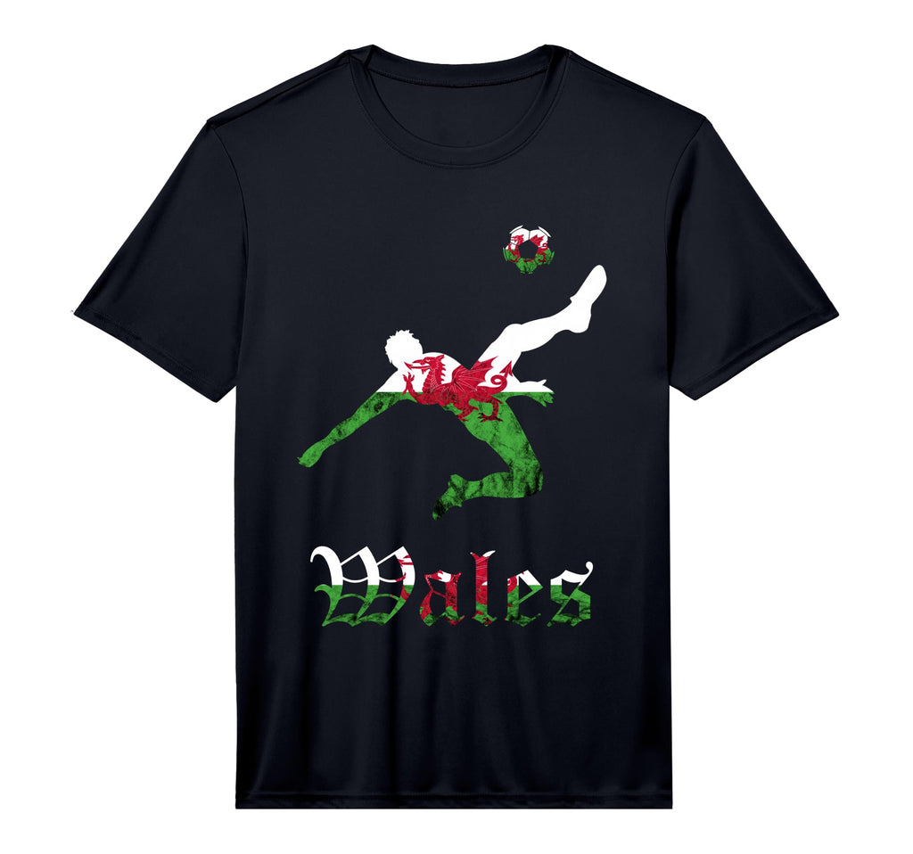 Wales Soccer Welsh Flag Wales Football T-Shirt - Graphic Print for Adults - T-Shirt, Sweatshirt, Hoodie