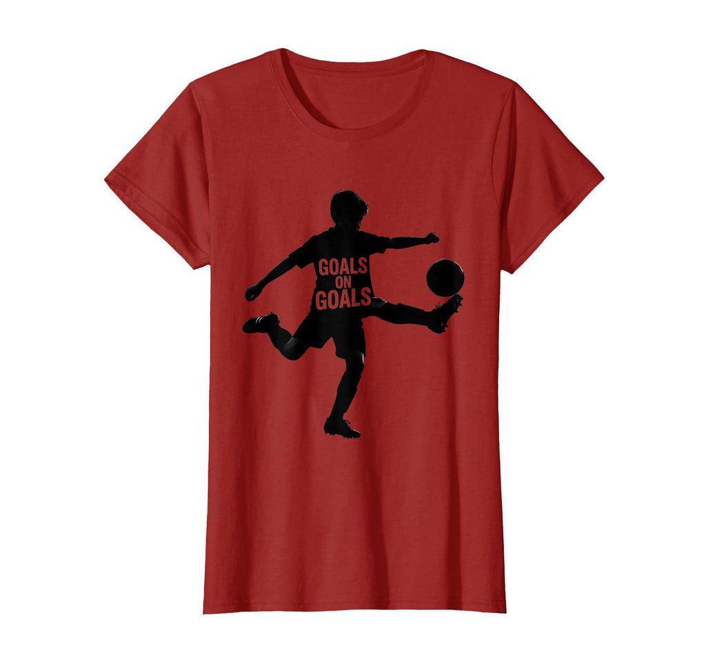 Goals Goals Soccer T-Shirt - Graphic Print Unisex - T-Shirt, Sweatshirt, Hoodie