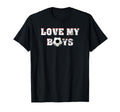 Love My Mom Dad Soccer Cheer Ladies T-Shirt - Unique Graphic Unisex - T-Shirt, Sweatshirt, Hoodie