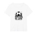 Soccer Coach Soccer Is Life Rest Is T-Shirt - Trendy Graphic Men Women - T-Shirt, Sweatshirt, Hoodie