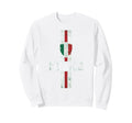 Mexico Flag Mexican Hispanic Pride Sweatshirt - Unique Graphic Men Women - T-Shirt, Sweatshirt, Hoodie