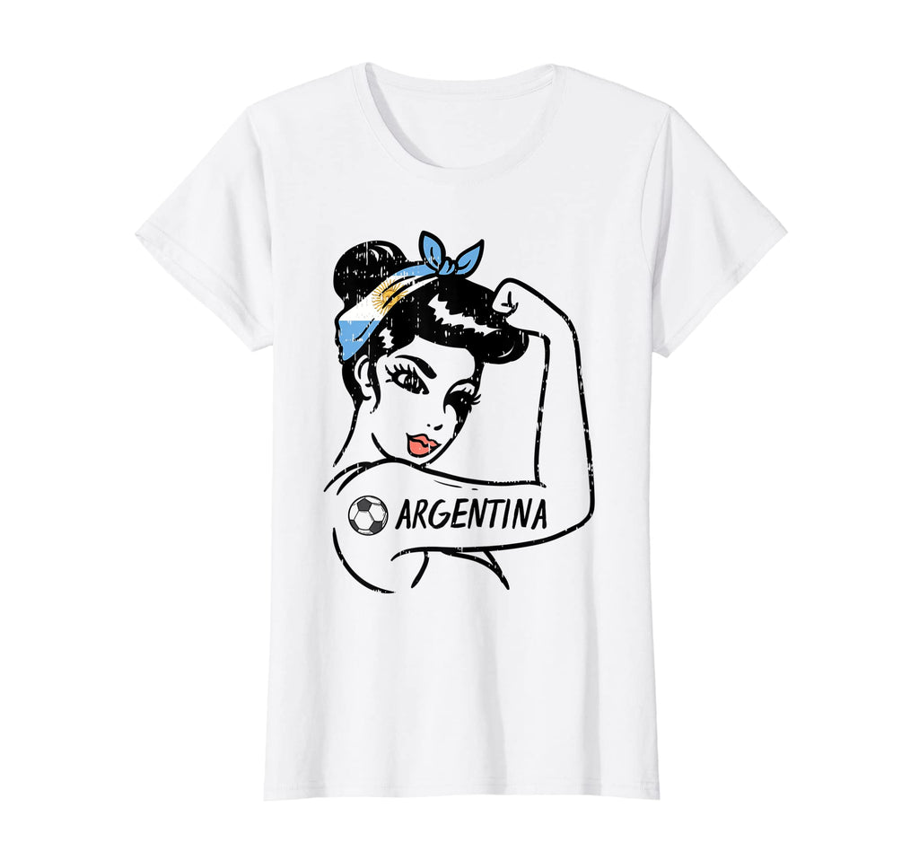 Womens Unbreakable Argentina Flag T-Shirt - Fun Novelty Design Unisex - T-Shirt, Sweatshirt, Hoodie