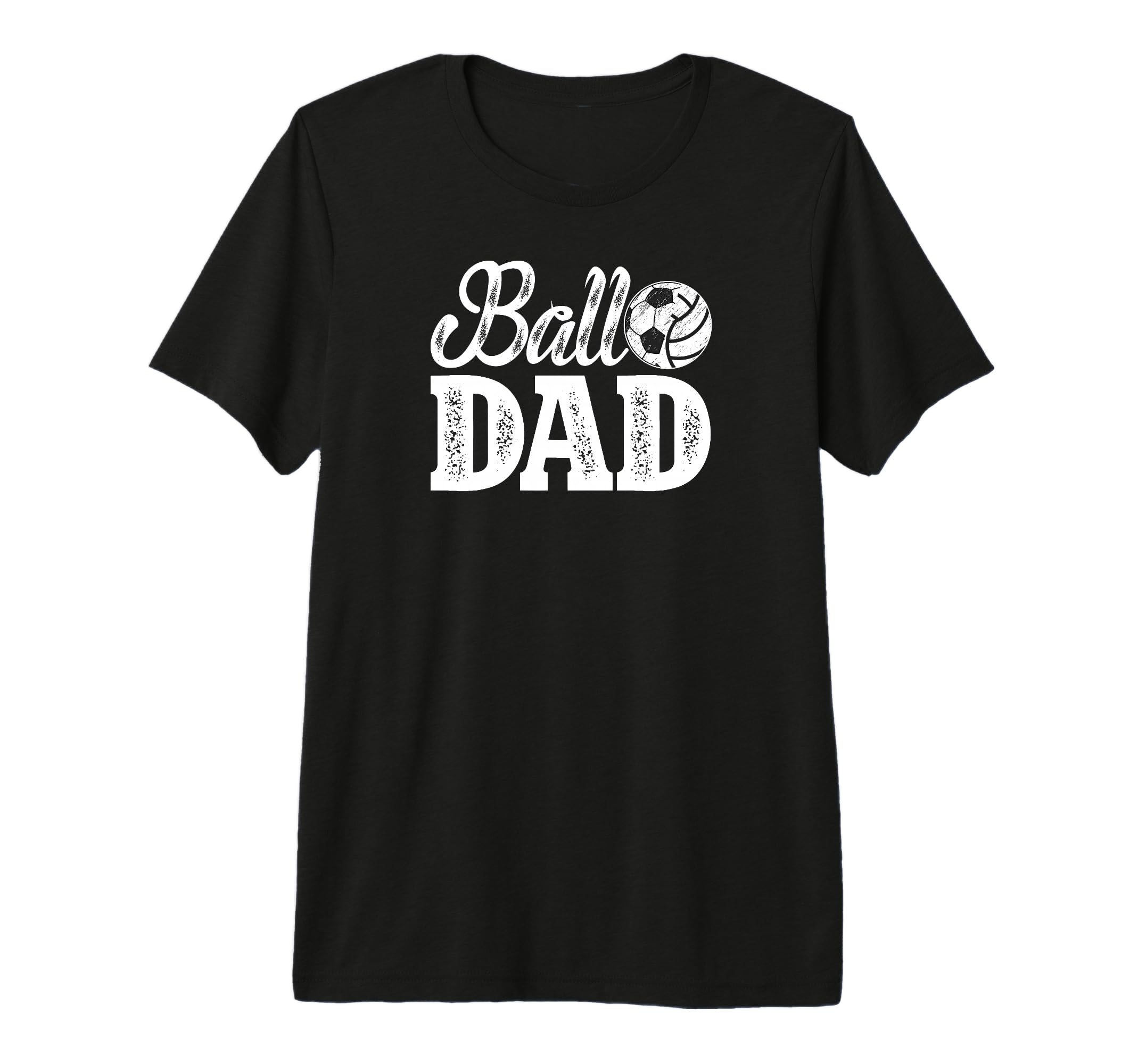 Mens Ball Dad Soccer Volleyball Dad T-Shirt - Unique Graphic for Adults - T-Shirt, Sweatshirt, Hoodie