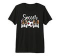 Soccer Mom Soccer Player Mama Leopard T-Shirt - Aesthetic Graphic Unisex - T-Shirt, Sweatshirt, Hoodie