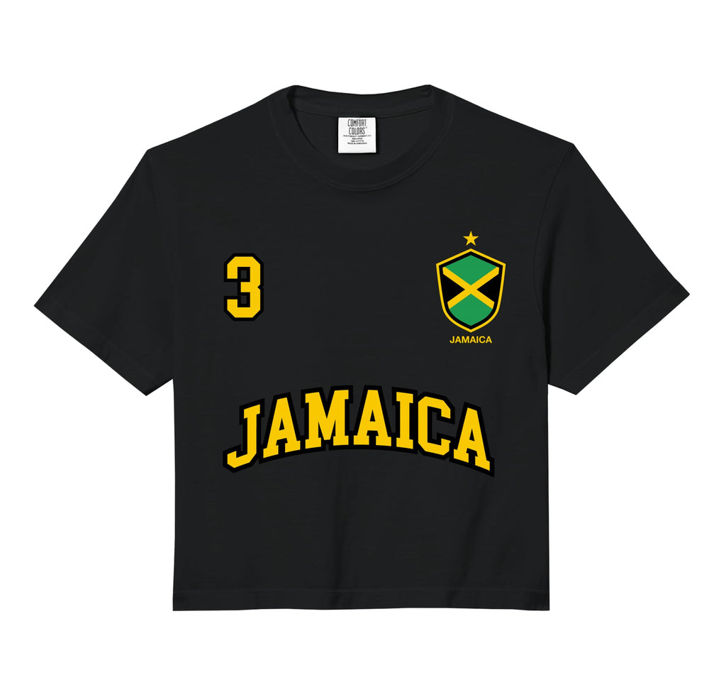 Jamaica Number 3 Soccer Team Sports Hoodie - Trendy Graphic for Adults - T-Shirt, Sweatshirt, Hoodie