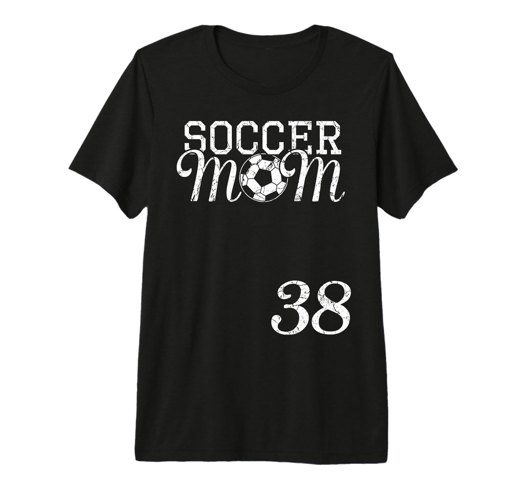Soccer Mom Jersey Number 38 Favorite T-Shirt - Novelty Apparel Unisex - T-Shirt, Sweatshirt, Hoodie