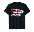 Football Player Coming Home Soccer T-Shirt - Aesthetic Graphic for Adults - T-Shirt, Sweatshirt, Hoodie