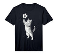 Black And White Tabby Cat Kitten T-Shirt - Unique Graphic Men Women - T-Shirt, Sweatshirt, Hoodie