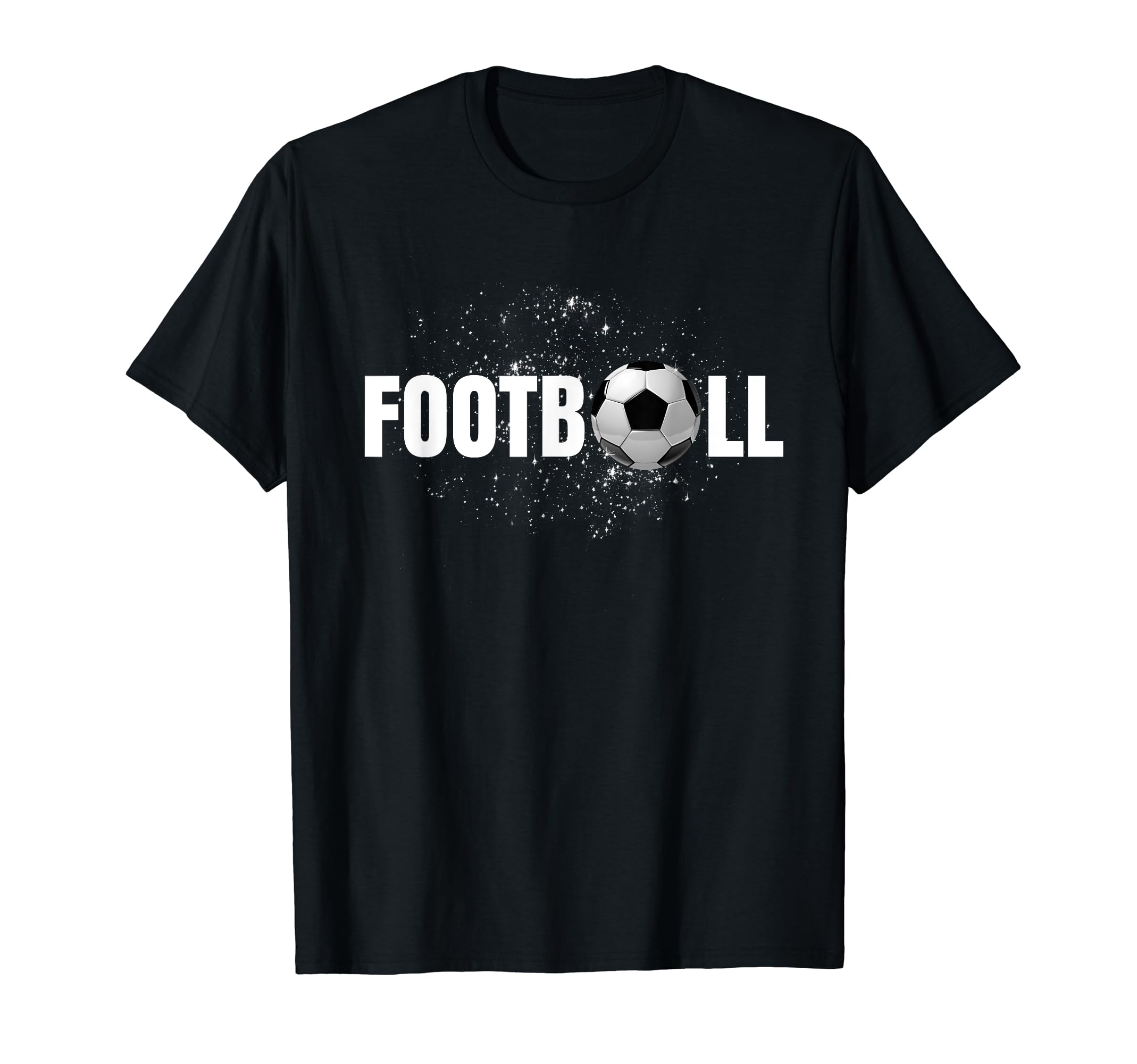 Soccer Football Ball Black And T-Shirt - Aesthetic Graphic for Adults - T-Shirt, Sweatshirt, Hoodie