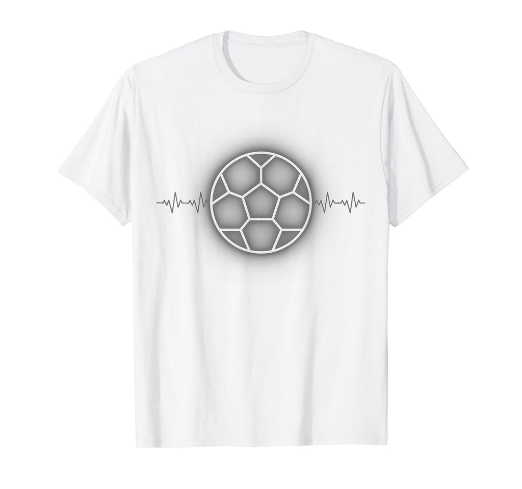 Heartbeat Soccer Dad Exercise Lover T-Shirt - Trendy Graphic Men Women - T-Shirt, Sweatshirt, Hoodie