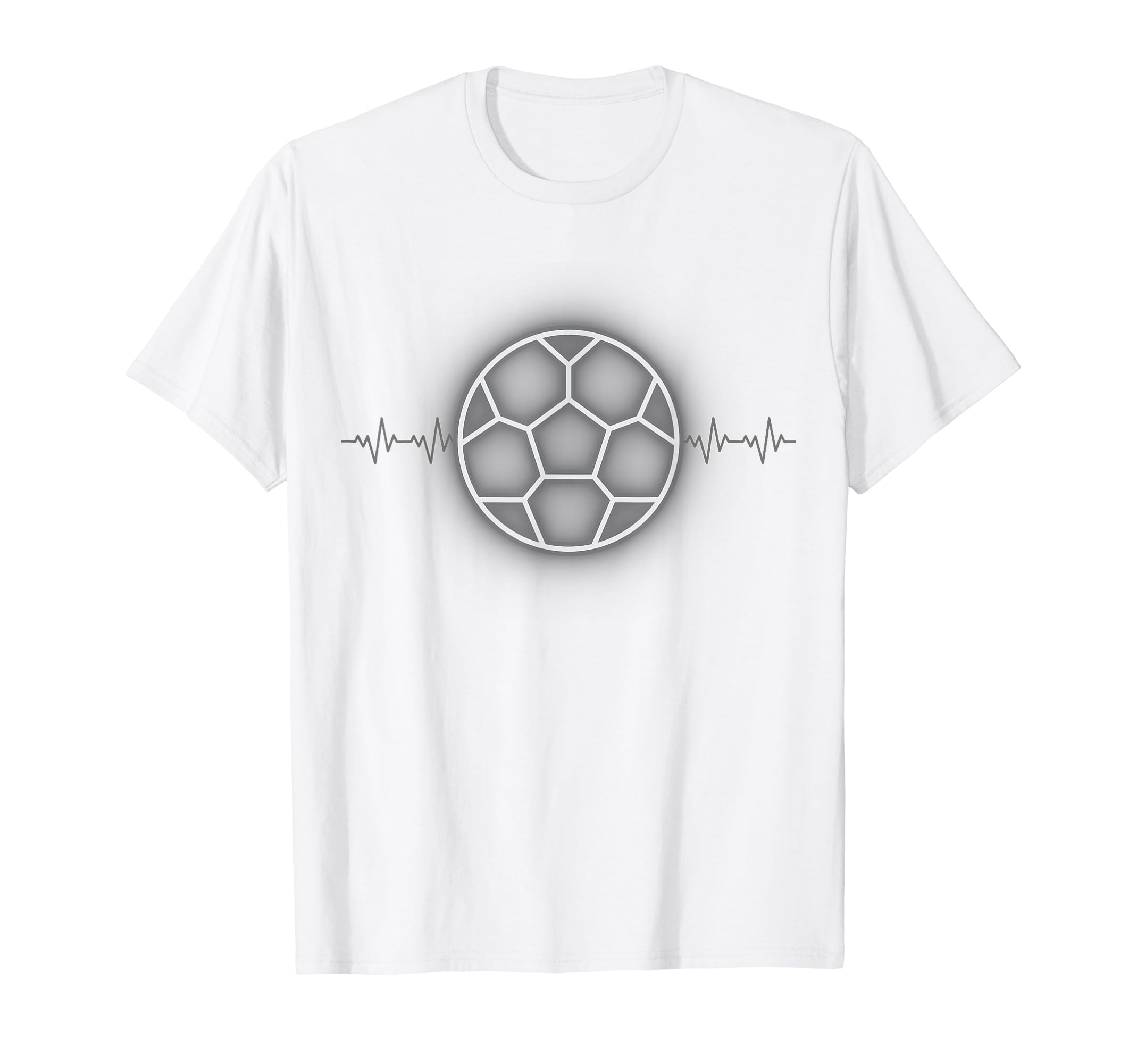 Heartbeat Soccer Dad Exercise Lover T-Shirt - Trendy Graphic Men Women - T-Shirt, Sweatshirt, Hoodie