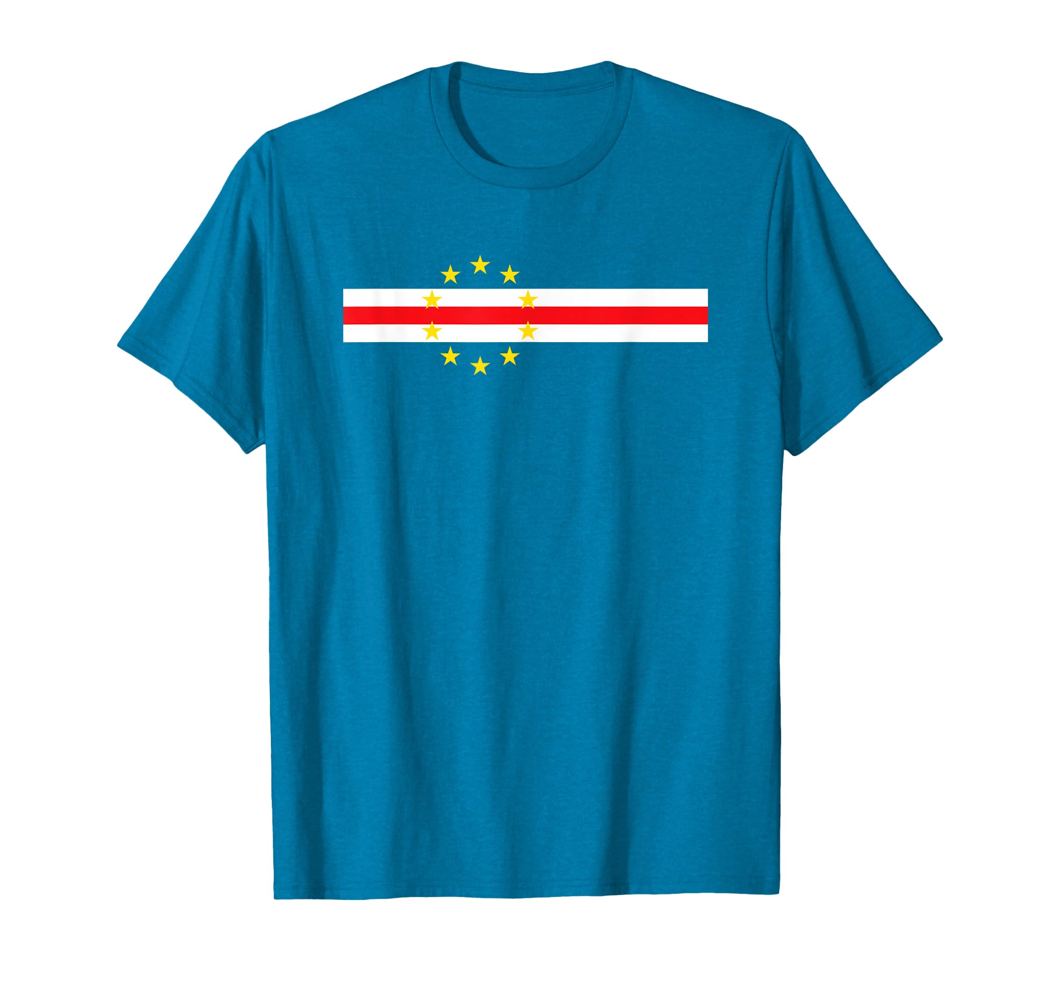 Cape Verde Flag Soccer Football Fan Gift T-Shirt - Trendy Graphic Unisex - T-Shirt, Sweatshirt, Hoodie