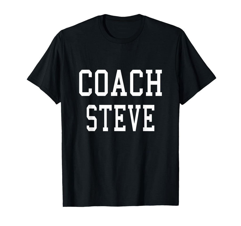 Coach Steve Custom Football Soccer T-Shirt - Unique Graphic for Adults - T-Shirt, Sweatshirt, Hoodie