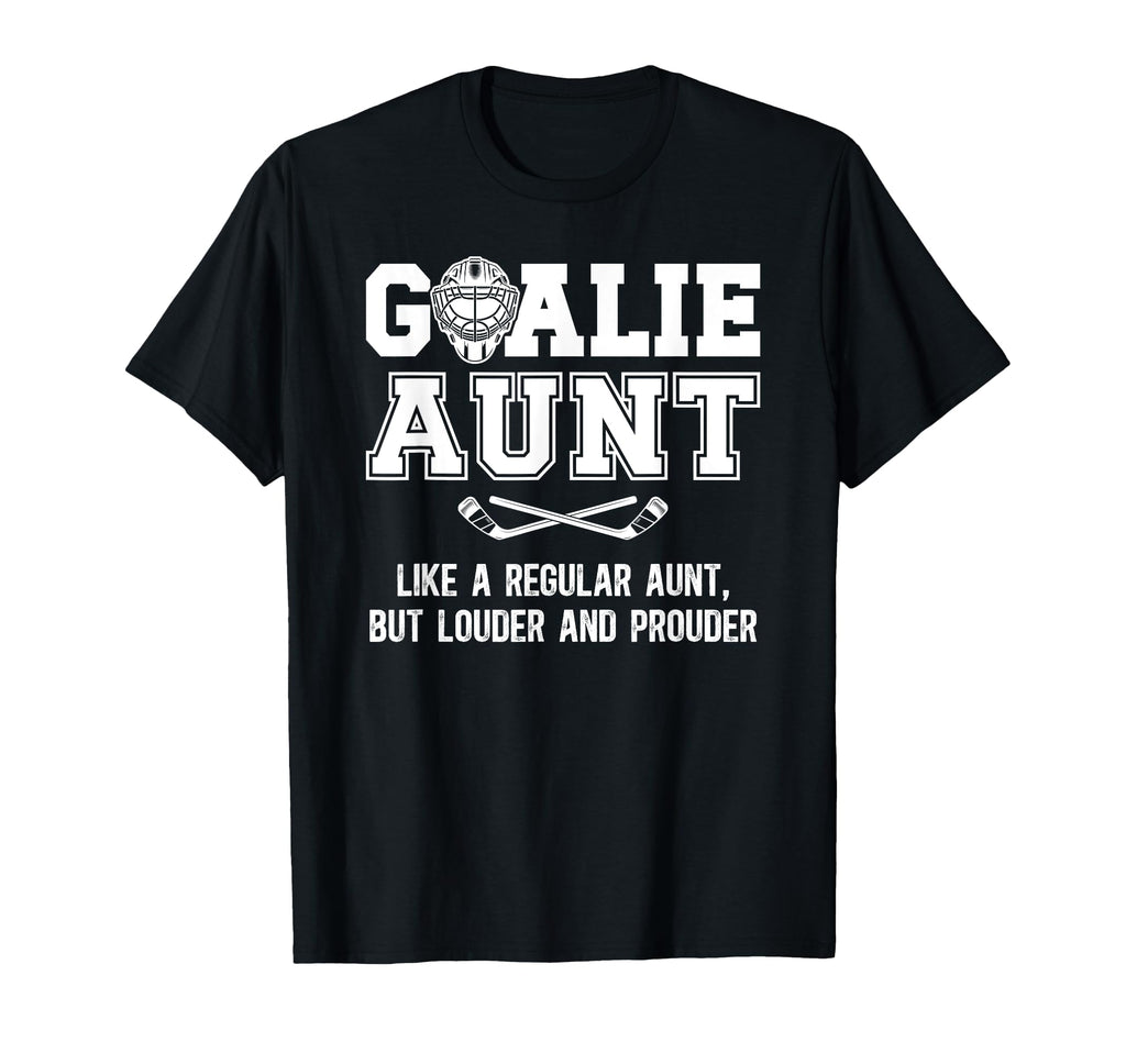 Hockey Goalie Aunt Definition Hockey T-Shirt - Minimalist Print Unisex - T-Shirt, Sweatshirt, Hoodie