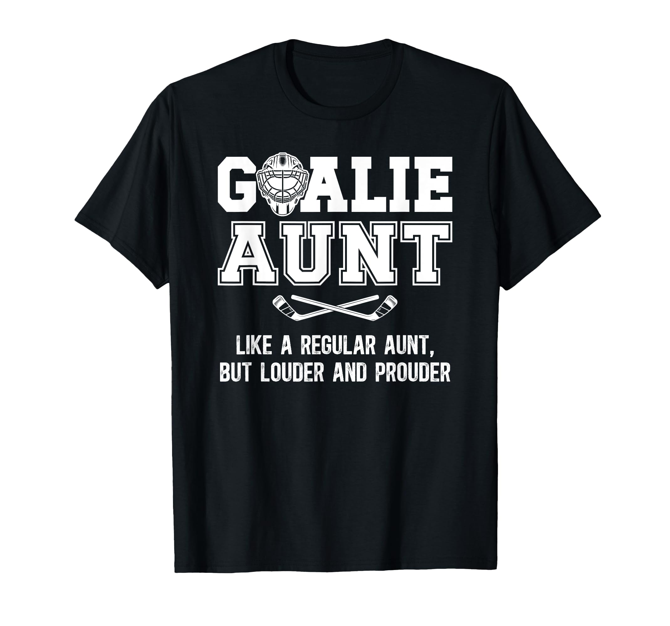 Hockey Goalie Aunt Definition Hockey T-Shirt - Minimalist Print Unisex - T-Shirt, Sweatshirt, Hoodie
