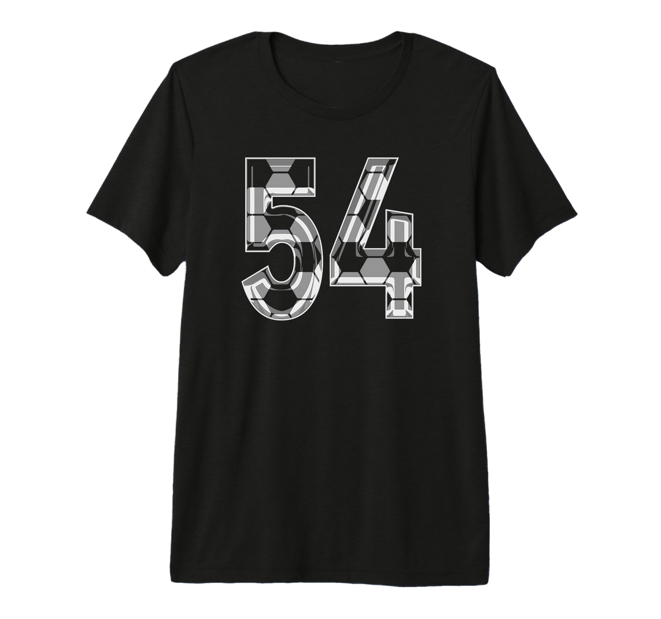Soccer Number 54 Favorite Player 54 T-Shirt - Fun Novelty Design Men Women - T-Shirt, Sweatshirt, Hoodie