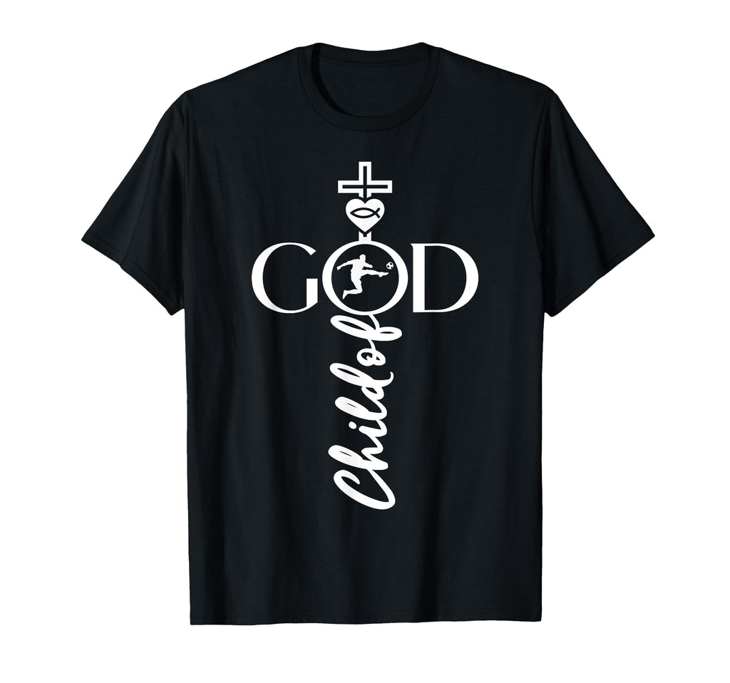 Religious Jesus Soccer Child God T-Shirt - Custom Art Print for Adults - T-Shirt, Sweatshirt, Hoodie